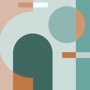 Geometric Fantasy Scene